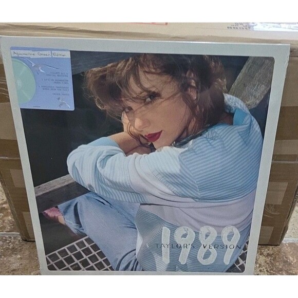 Taylor Swift 1989 TV Taylor's Version Aquamarine Green Edition Vinyl Album NEW - Picture 1 of 2